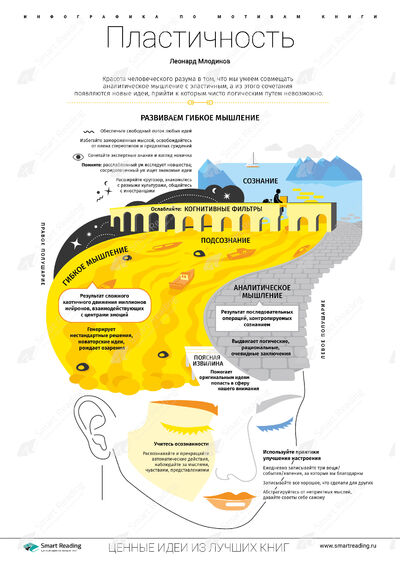 Инфографика для книги «Эластичность»